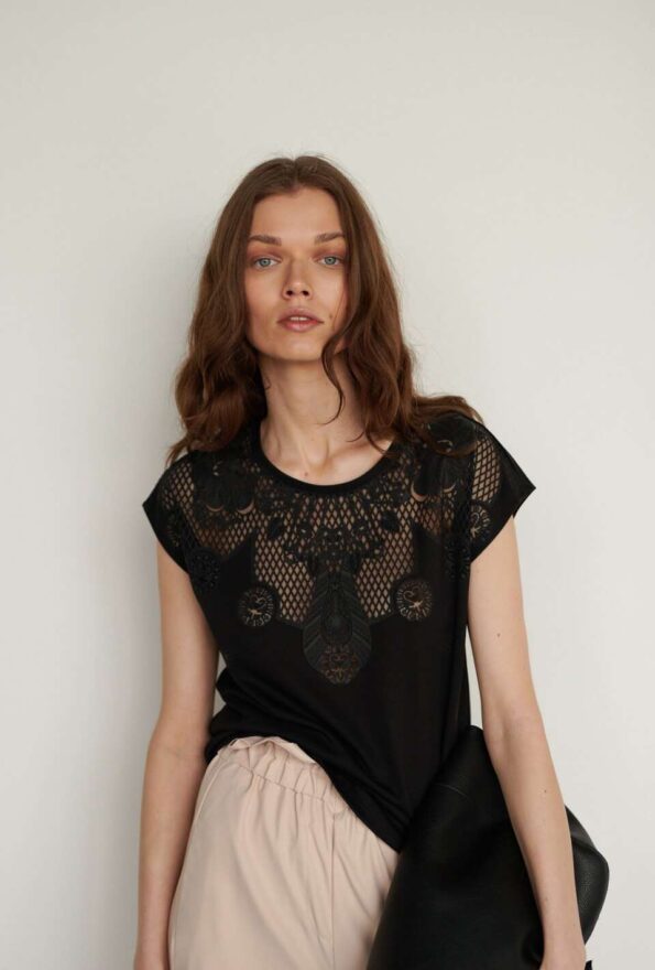 Sexy Black Blouse